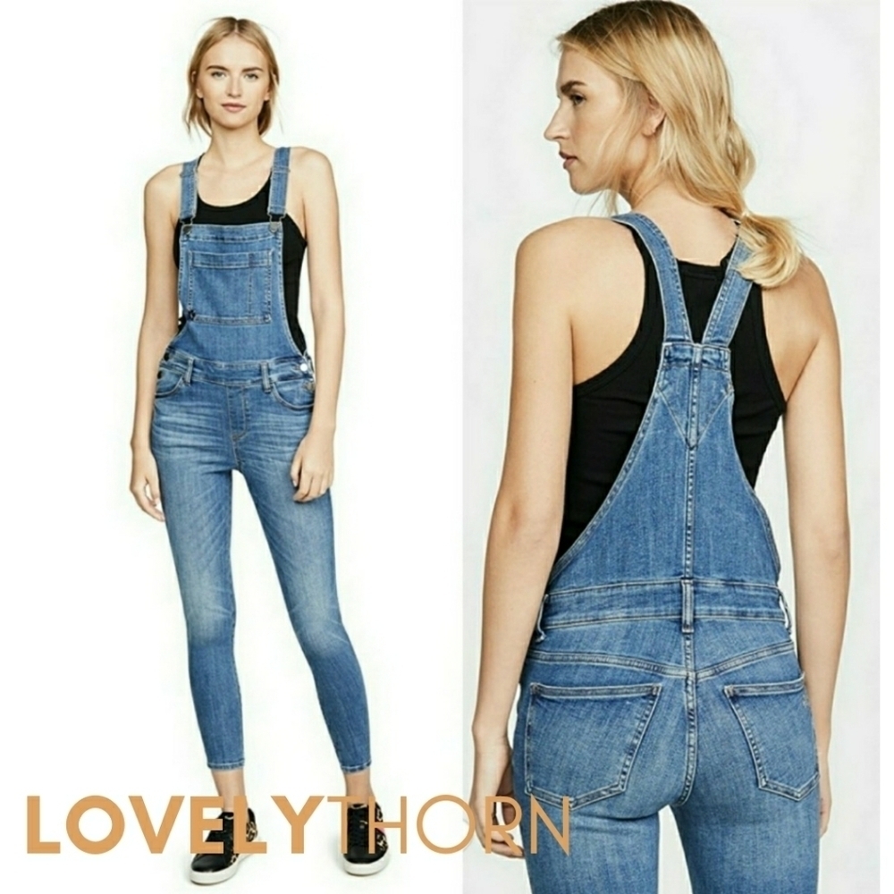 DL1961 // ltd ed florence perfect skinny stretch denim overalls